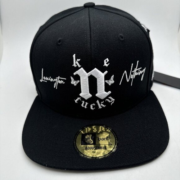 Brand About Nothing BAN Lexington Snap Back Flat Bill NIB GR16 - Picture 1 of 9
